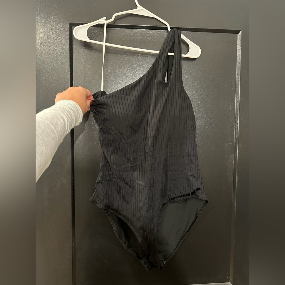 Aerie Black One-Piece Swimsuit